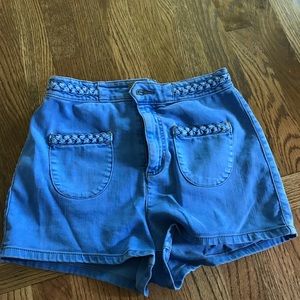 BDG high waisted denim shorts
